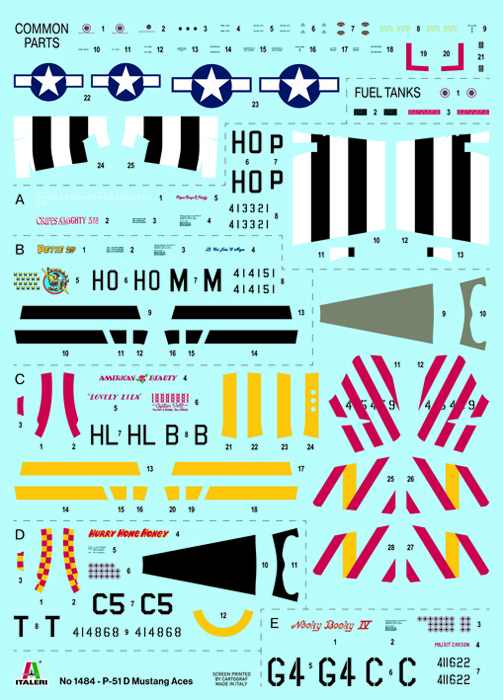 1484 - P - 51D MUSTANG ACES - Imagem 10