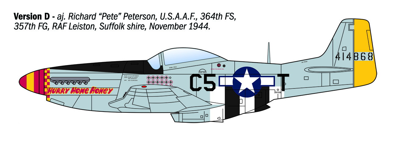 1484 - P - 51D MUSTANG ACES - Imagem 3